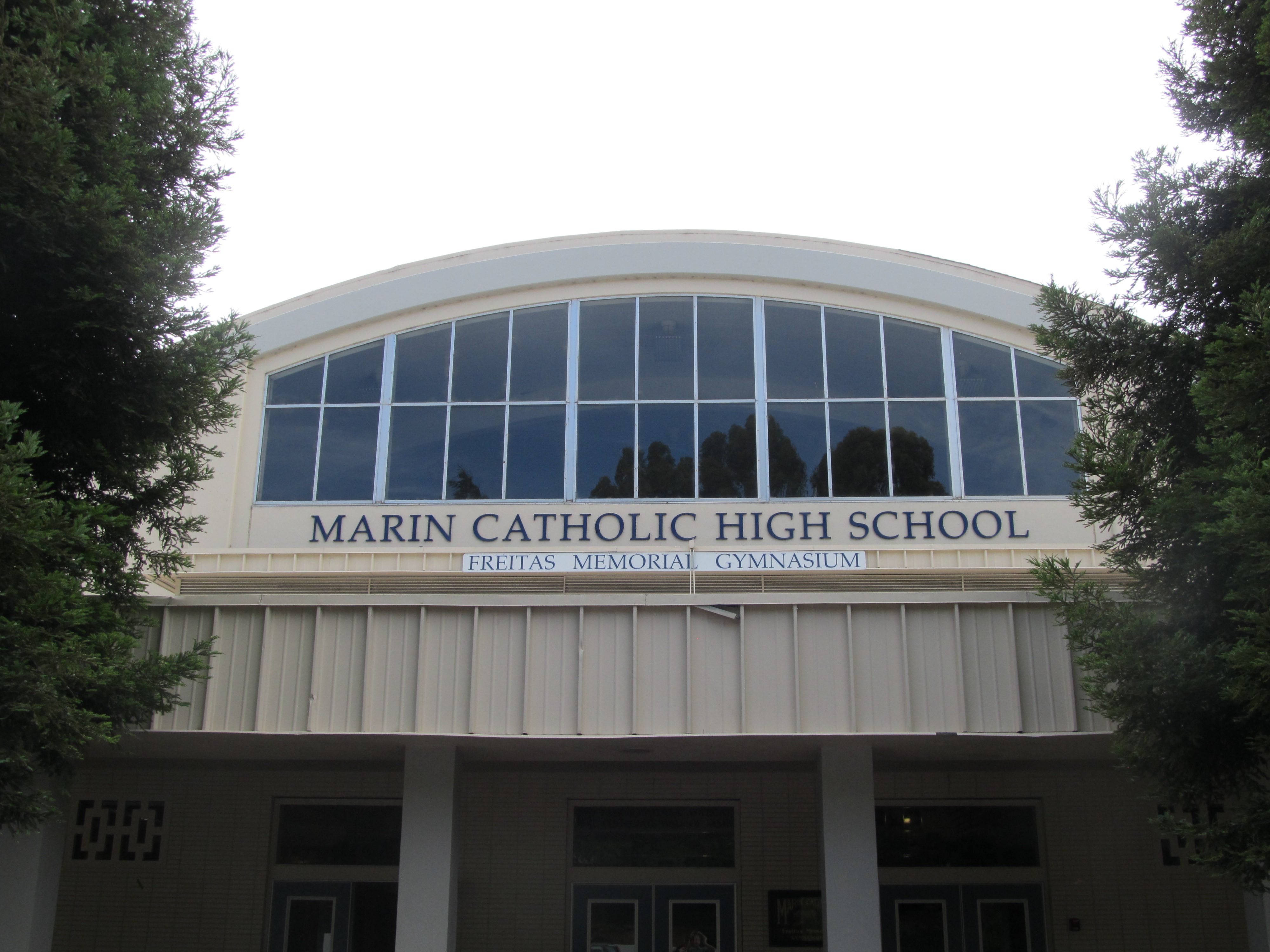 Marin Catholic High School building near Kentfield